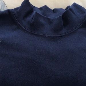 Men’s mock turtle size 1XLT Navy blue